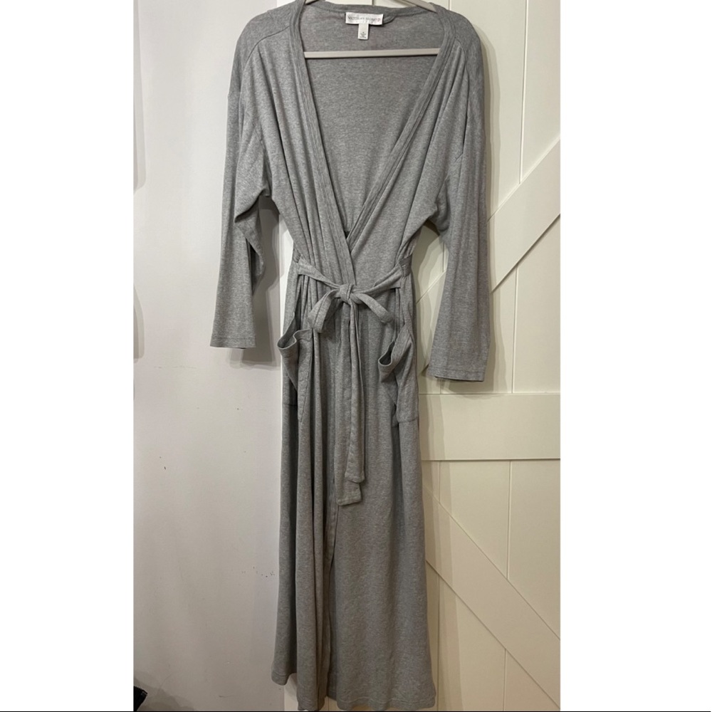 Victoria Secret Long Cotton Robe Vintage 90s Tag